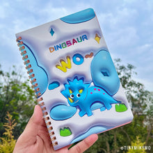 Load image into Gallery viewer, 3D Print Dino Notebook - Tinyminymo
