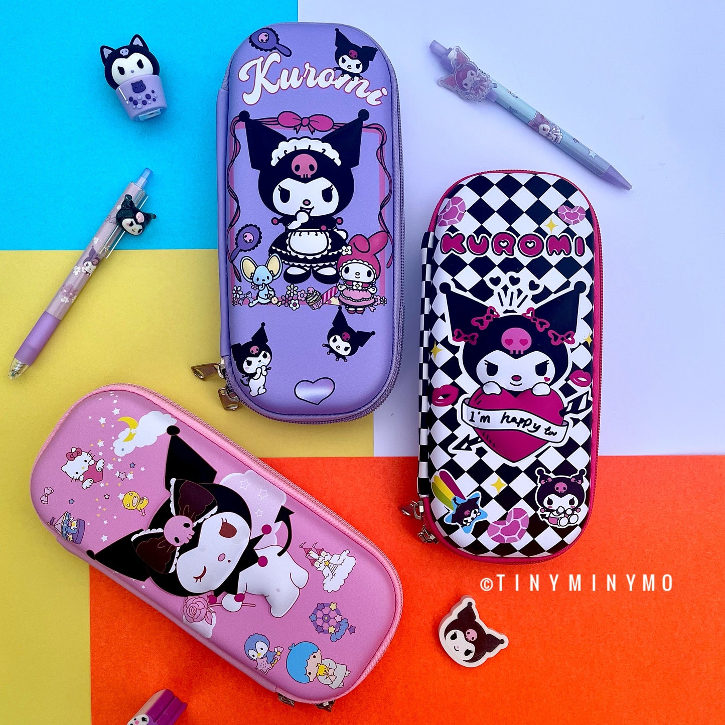 3D Series Kuromi Smiggle Pouch - Tinyminymo