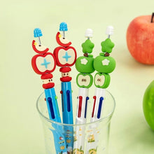 Load image into Gallery viewer, Four Colorful Pens with Apple Design - Tinyminymo
