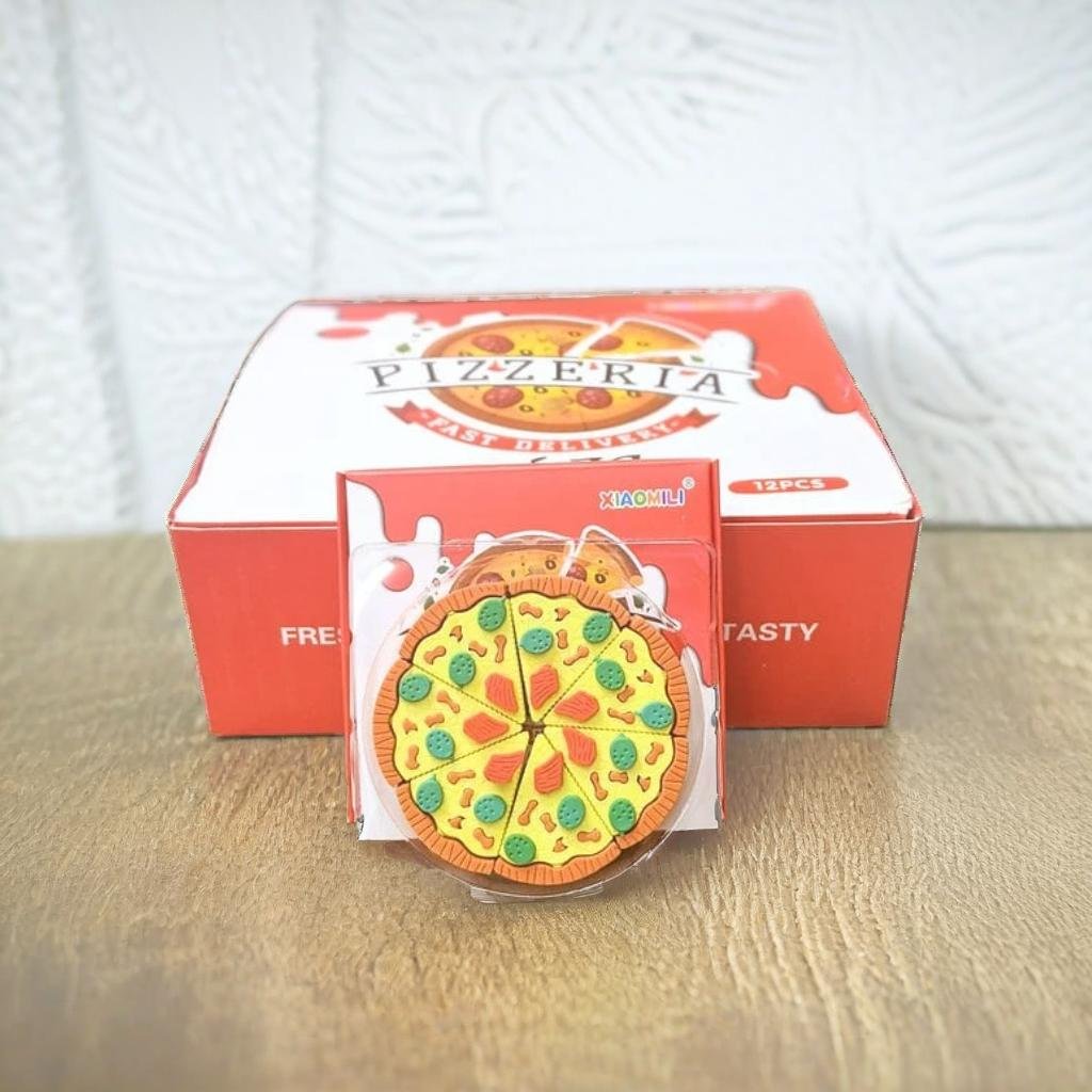 7 Slice Pizza Eraser - Tinyminymo