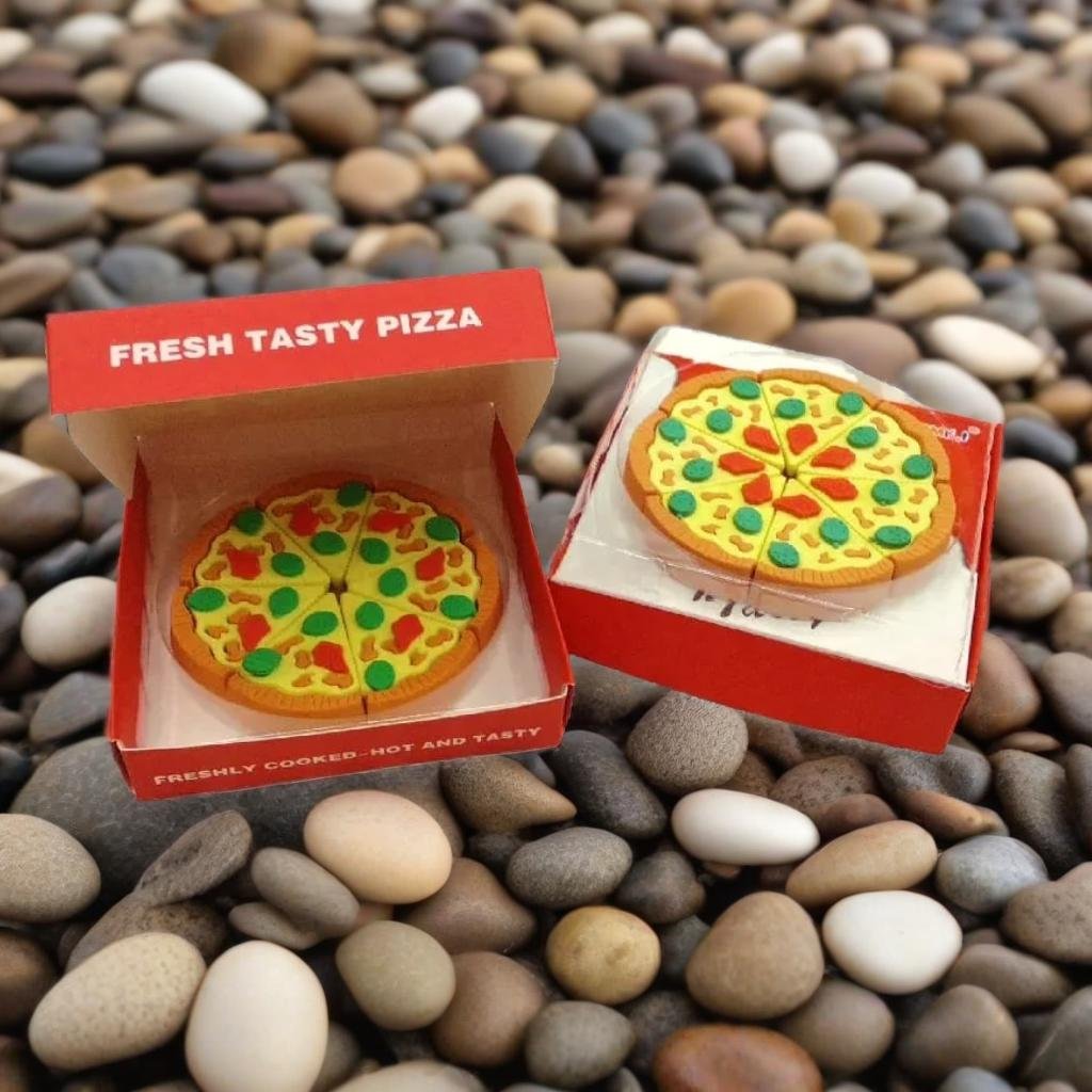 7 Slice Pizza Eraser - Tinyminymo