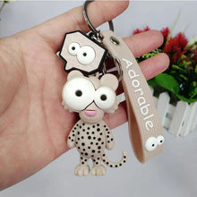 Load image into Gallery viewer, Adorable Cheetah and Crocodile 3D keychain - Tinyminymo
