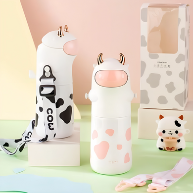 Adorable Cow Sipper Bottle - Tinyminymo 