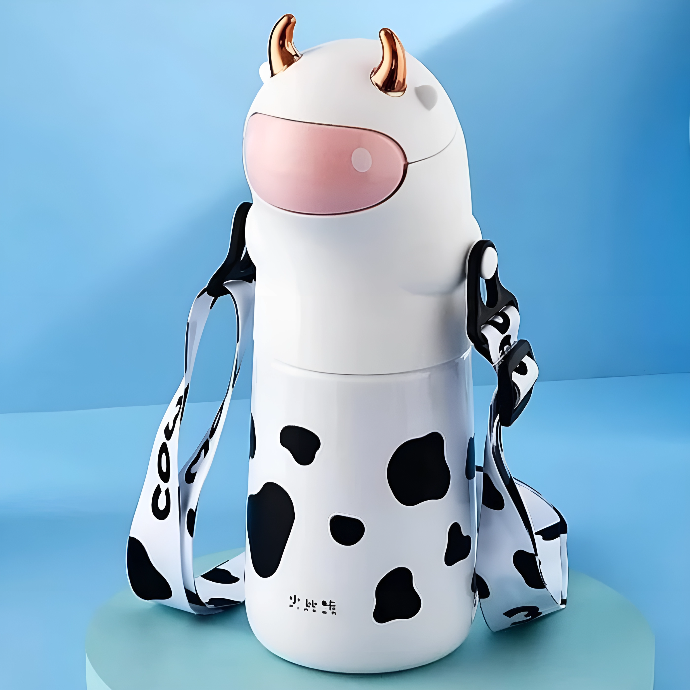 Adorable Cow Sipper Bottle - Tinyminymo