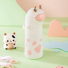 Load image into Gallery viewer, Adorable Cow Sipper Bottle - Tinyminymo

