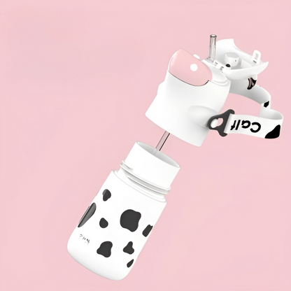 Adorable Cow Sipper Bottle - Tinyminymo
