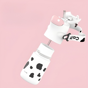 Adorable Cow Sipper Bottle - Tinyminymo