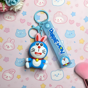 Doraemon as Bunny Design Keychain - Tinyminymo