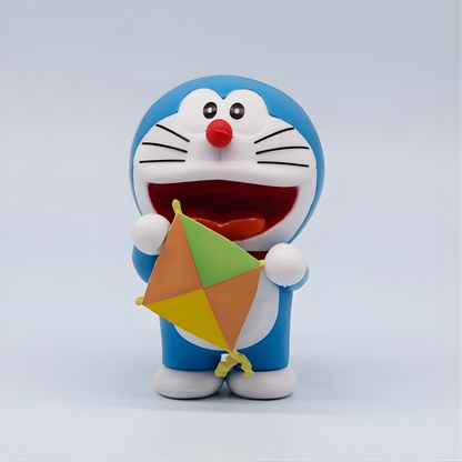 Doraemon Character Holding a Colorful Kite - Tinyminymo