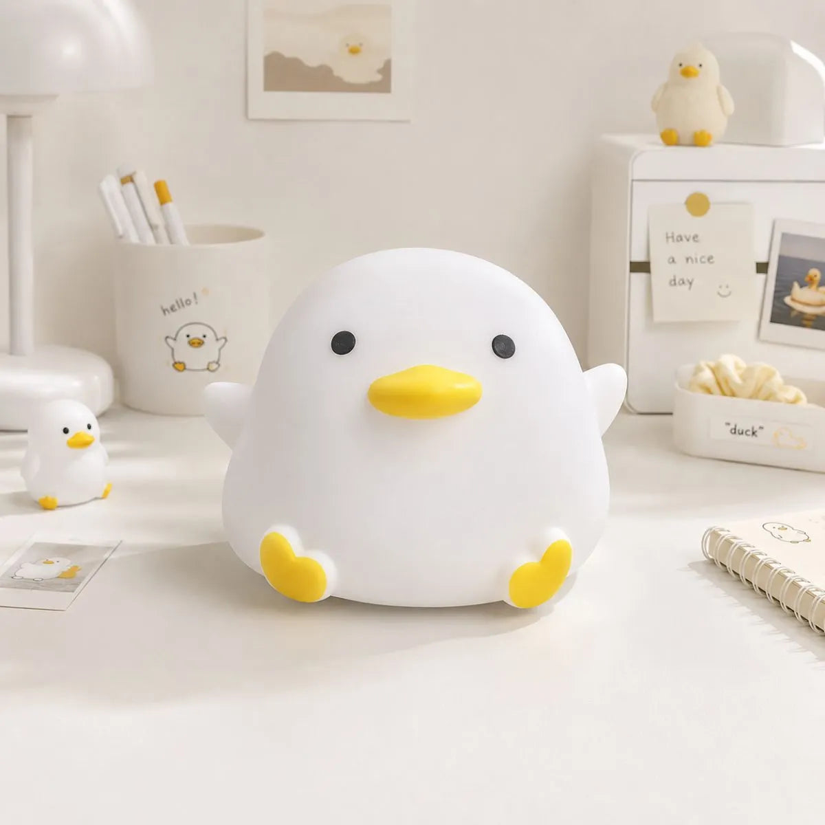 Cute Duck-Shaped Night Light - Tinyminymo