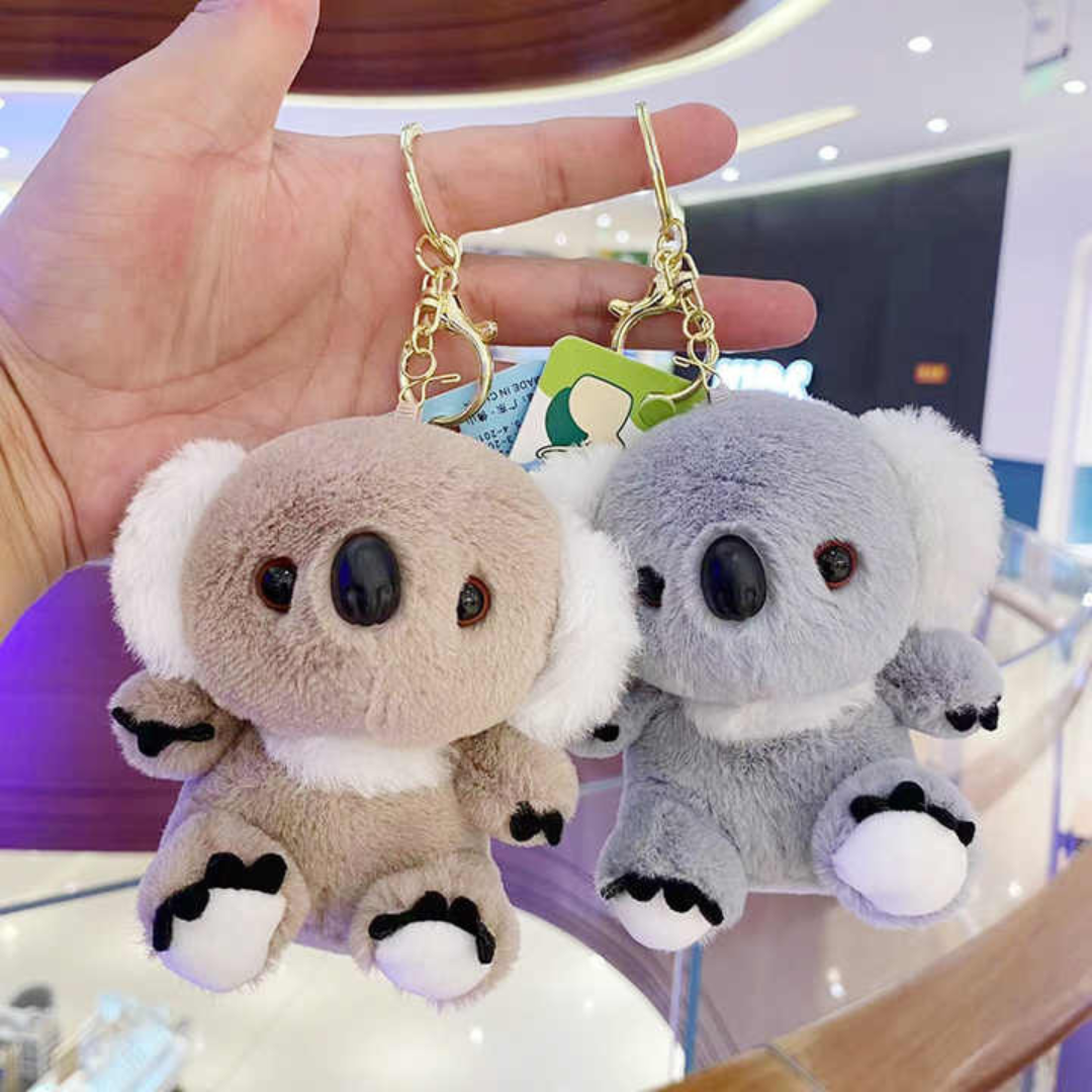 Adorable Koala Bear Plush Keychain - Tinyminymo