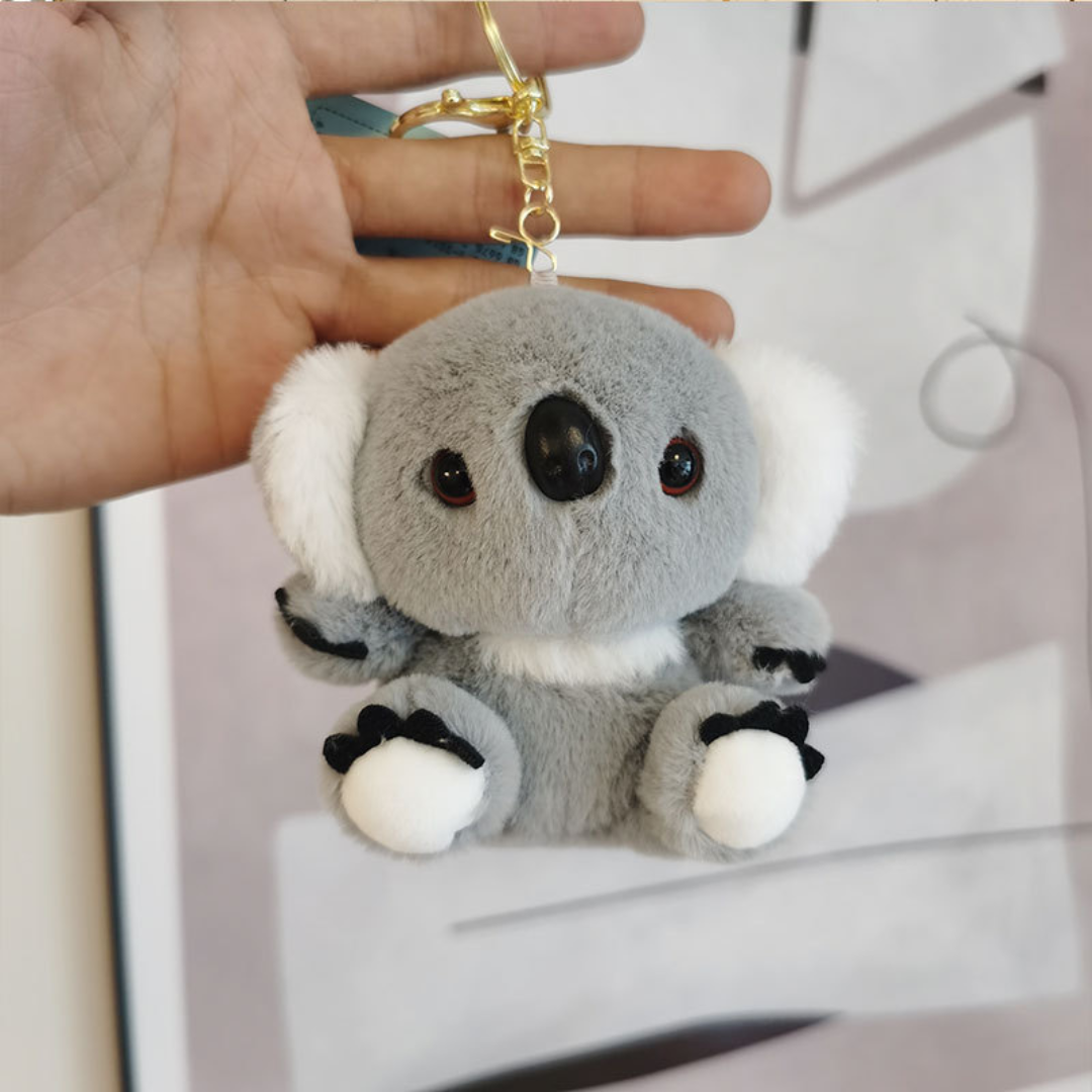 Adorable Koala Bear Plush Keychain - Tinyminymo