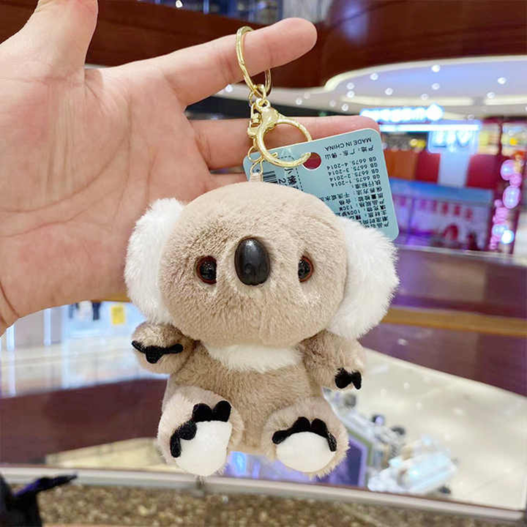 Adorable Koala Bear Plush Keychain - Tinyminymo
