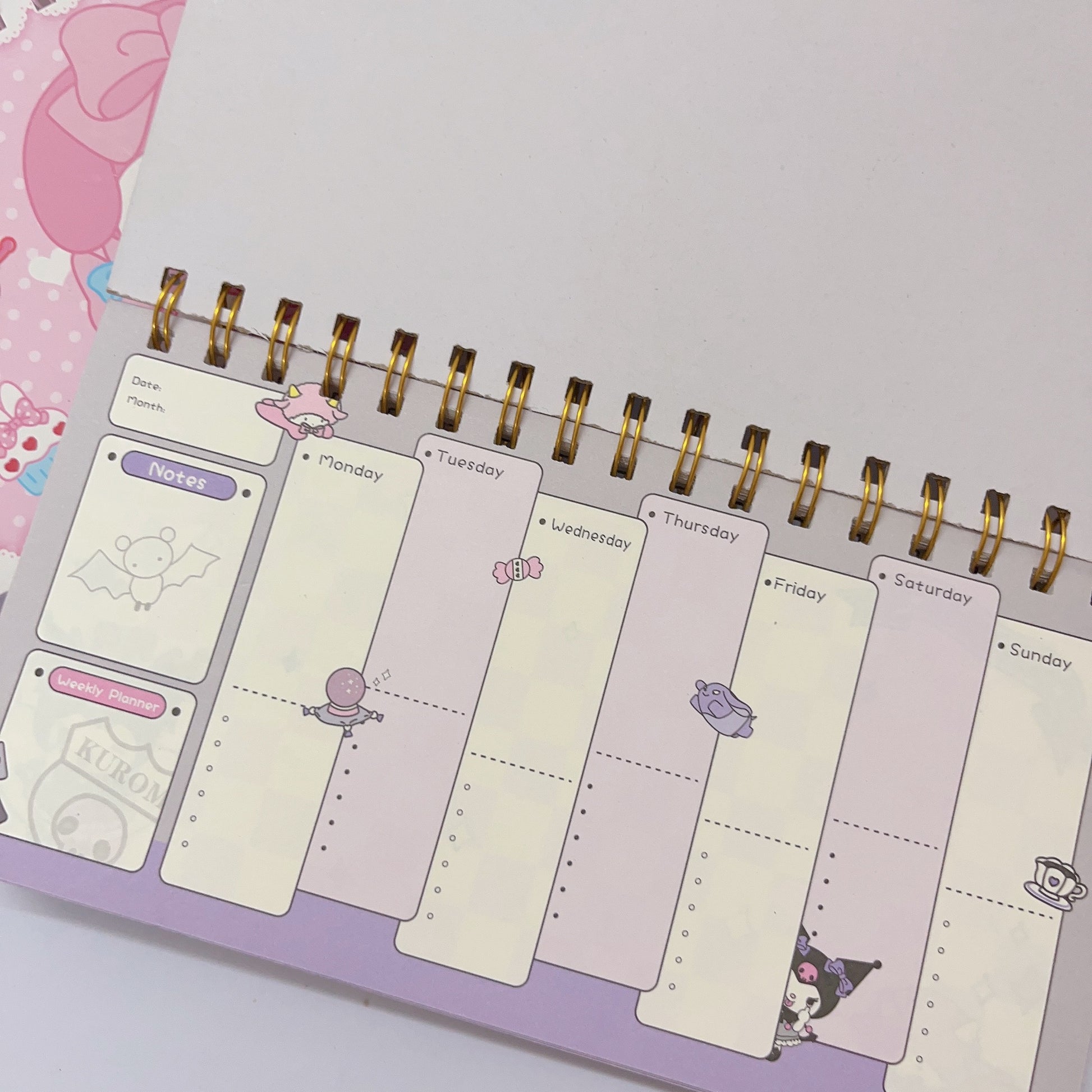 Adorable Kuromi Planner - Tinyminymo