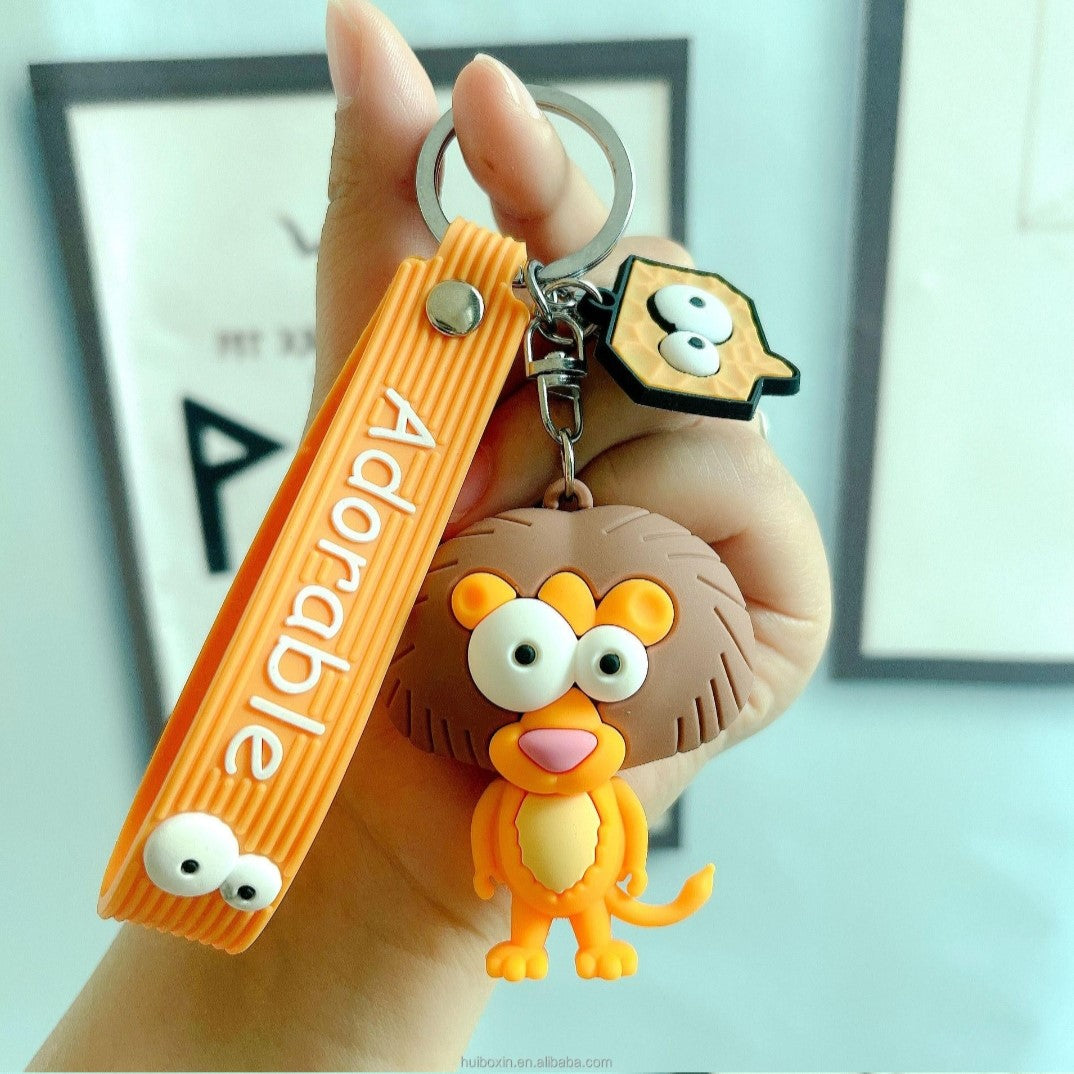 Adorable Lion 3D Keychain - Tinyminymo