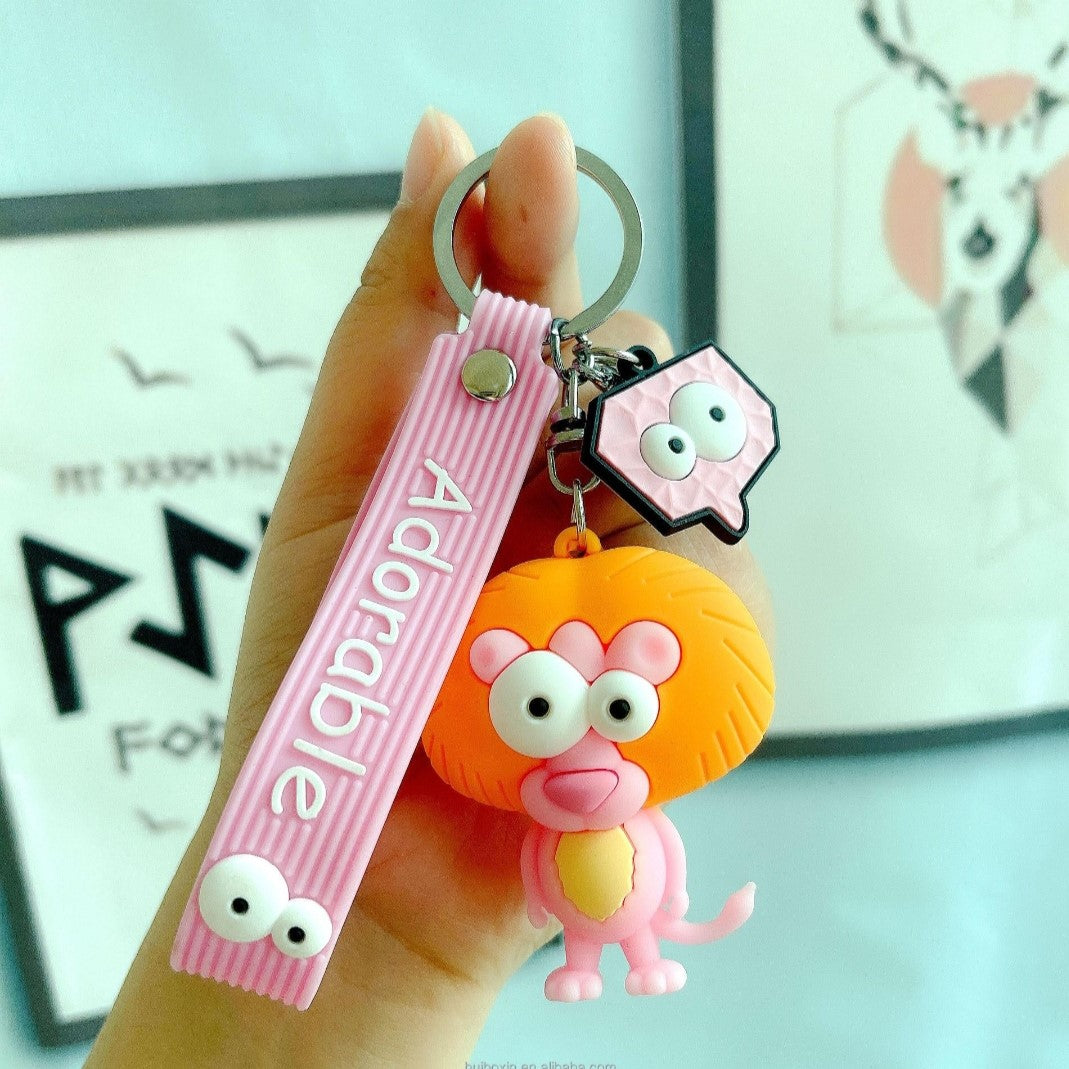 Adorable Lion 3D Keychain - Tinyminymo