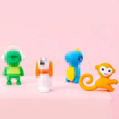 Adorable Monkey Eraser and Pencil Topper - Tinyminymo
