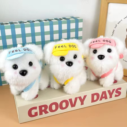 Set of Plush Puppy Keychains - Tinyminymo