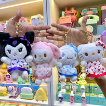 Load image into Gallery viewer, Adorable Sanrio Plush Keychain - Tinyminymo
