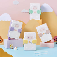 4 Colors of Adorable Sheep Snack Box on a colorful background - Tinyminymo