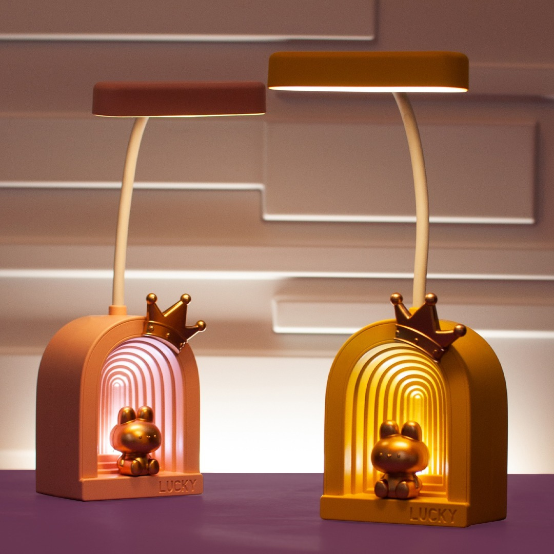 Aesthetic Geometric LED Desk Lamp - Tinyminymo