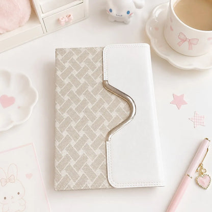 White Aesthetic Notebook - Tinyminymo