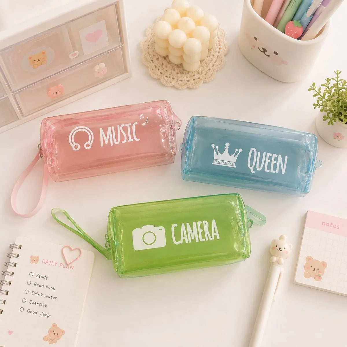 All Designs of Aesthetic Pencil Pouches - Tinyminymo