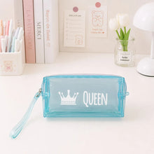 Load image into Gallery viewer, Blue Color Of Aesthetic Pencil Pouch - Tinyminymo
