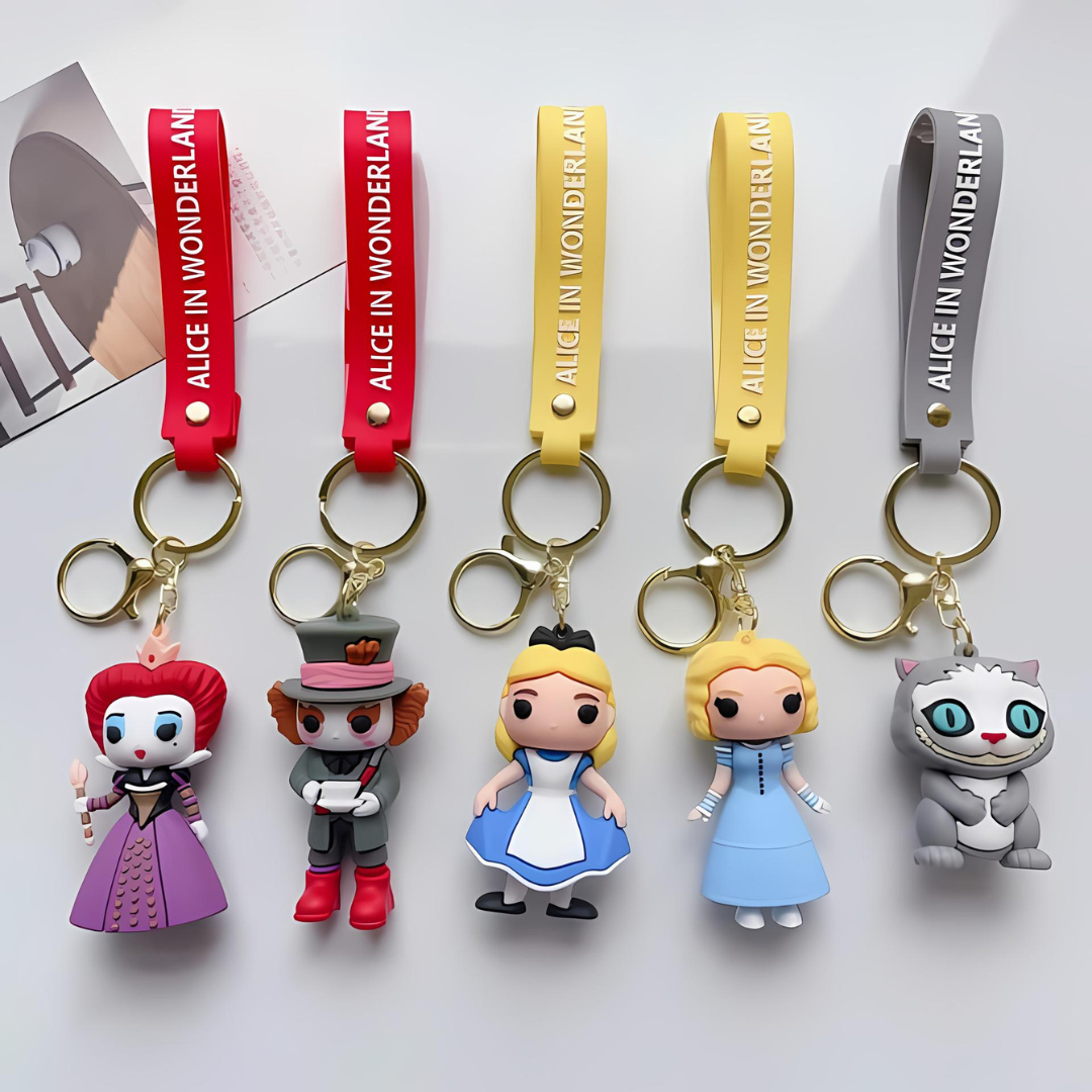 Alice in Wonderland 3D Keychain - Tinyminymo