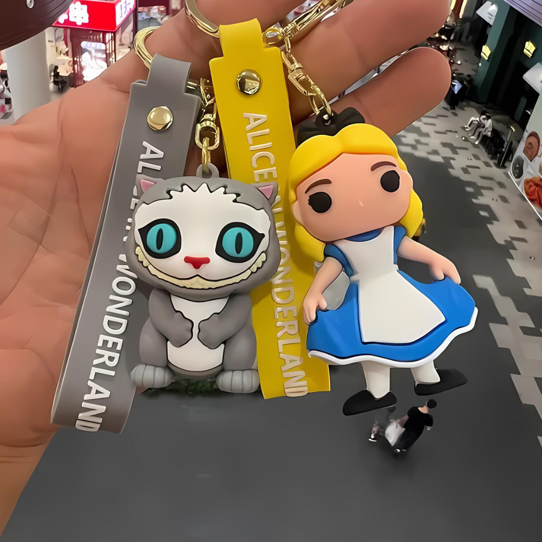Alice in Wonderland 3D Keychain - Tinyminymo