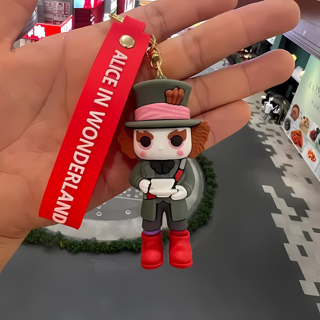 Alice in Wonderland 3D Keychain - Tinyminymo