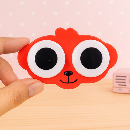 Dog Variant of Animal Contact Lens Kit held by a Hand - Tinyminymo