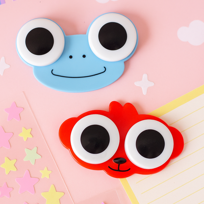 Two Variants of Animal Contact Lens Kit on a Pink Background -Tinyminymo 