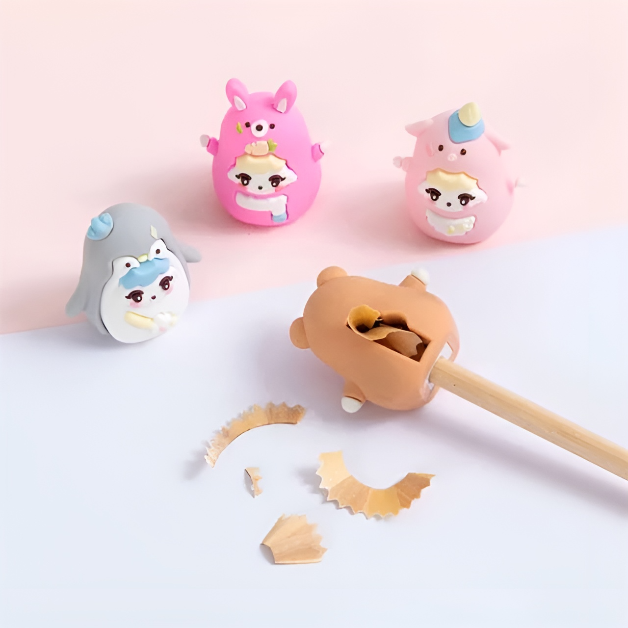 Animal Cosplay Kawaii Pencil Sharpener - Tinyminymo