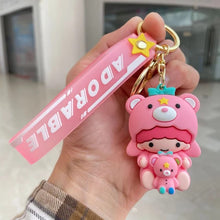Load image into Gallery viewer, Animal Cosplay Sanrio 3D Keychain - Tinyminymo
