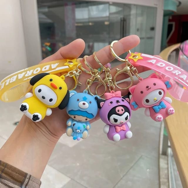Animal Cosplay Sanrio 3D Keychain - Tinyminymo