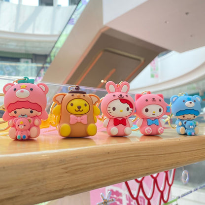 Animal Cosplay Sanrio 3D Keychain - Tinyminymo