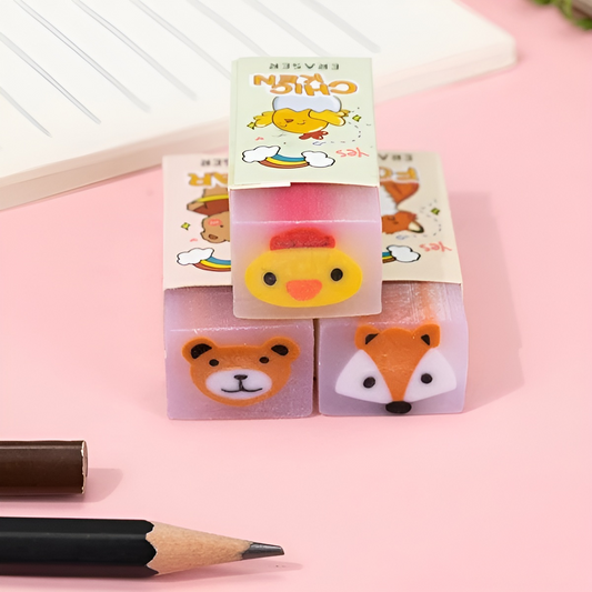 Animal Long Eraser - Tinyminymo