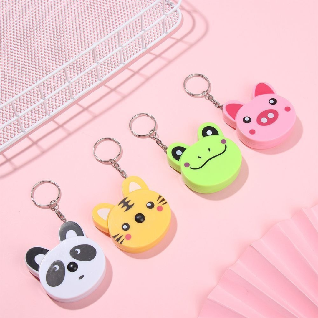 Animal Measuring Tape Keychain - Tinyminymo