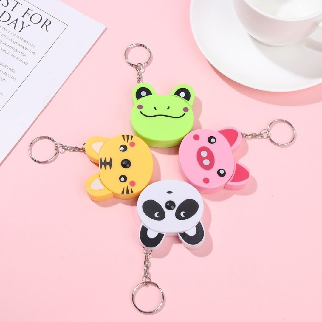 Animal Measuring Tape Keychain - Tinyminymo