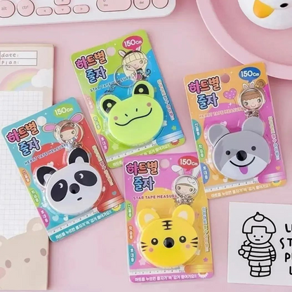 Animal Measuring Tape Keychain - Tinyminymo