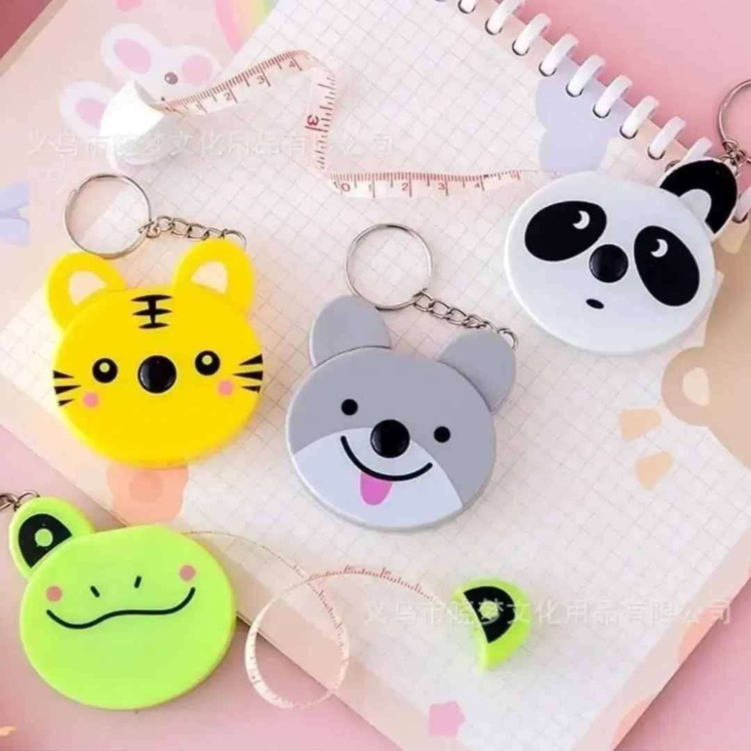 Animal Measuring Tape Keychain - Tinyminymo