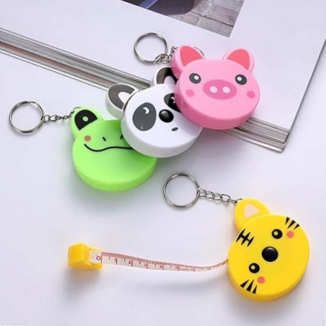 Animal Measuring Tape Keychain - Tinyminymo