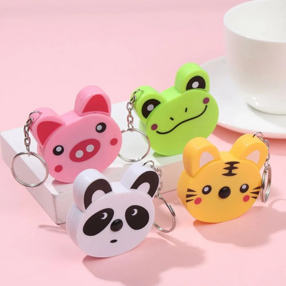Animal Measuring Tape Keychain - Tinyminymo