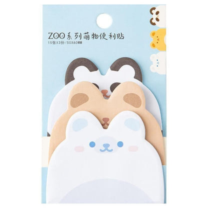 Animal Memo It Sticky Notes - Tinyminymo