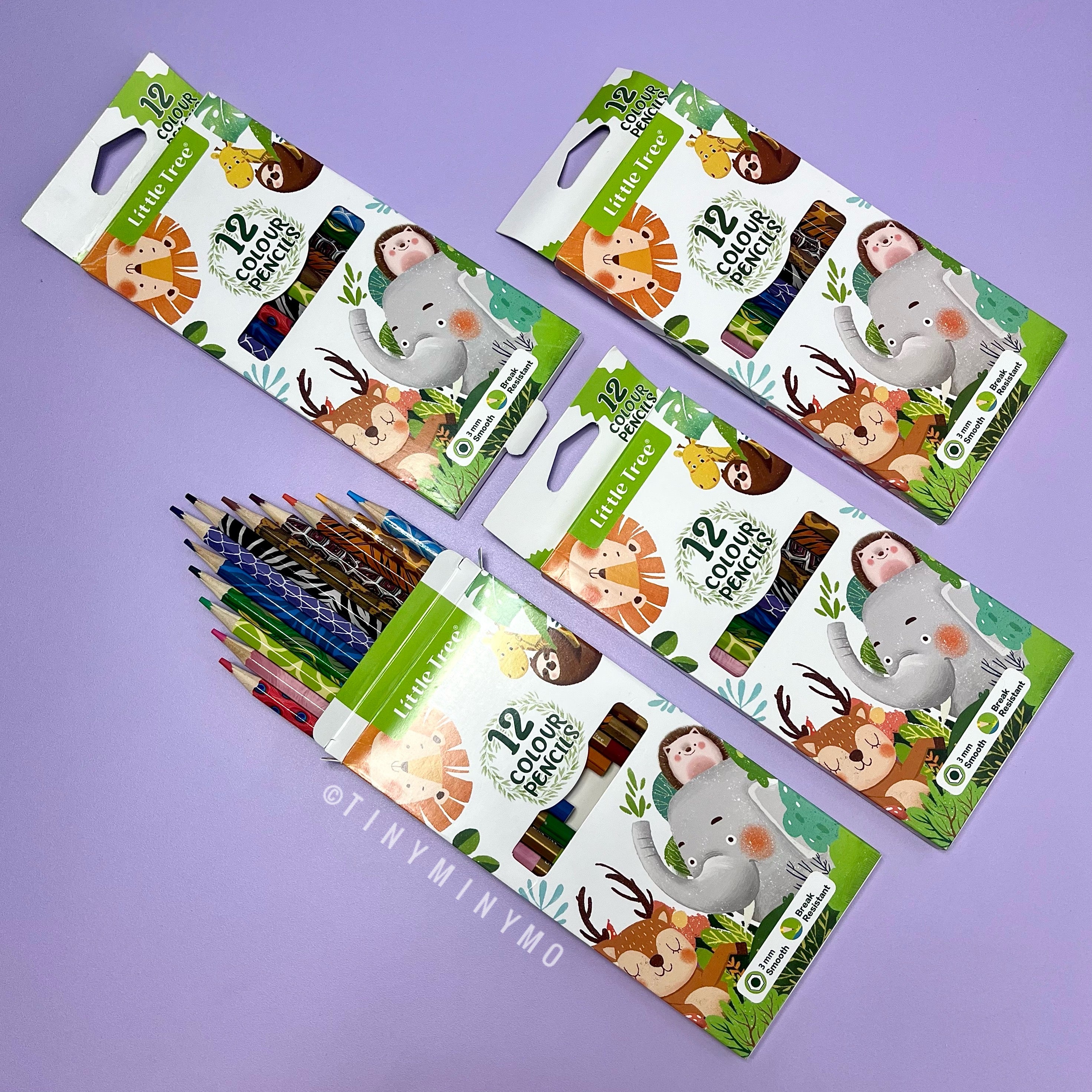 Animal Pencil Colors - Set of 12 - Tinyminymo