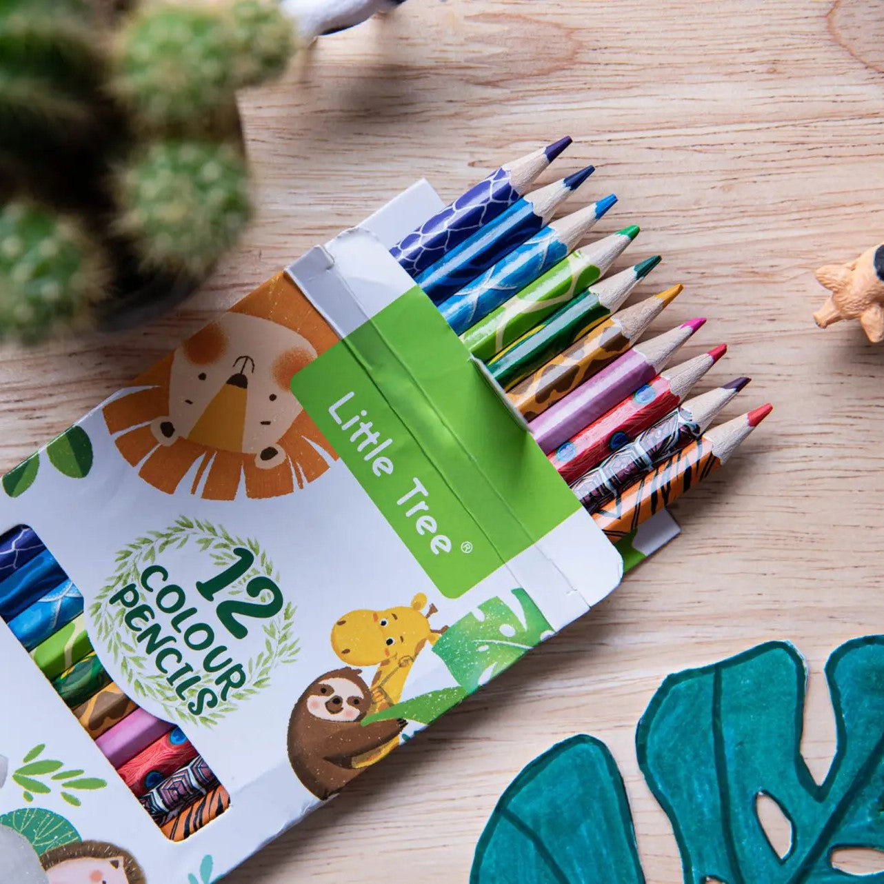 Animal Pencil Colors - Set of 12 - Tinyminymo