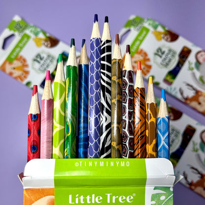 Animal Pencil Colors - Set of 12 - Tinyminymo