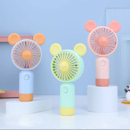 Animal Themed Two Gear Hand Fan - Tinyminymo