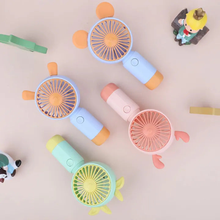 Animal Themed Two Gear Hand Fan - Tinyminymo